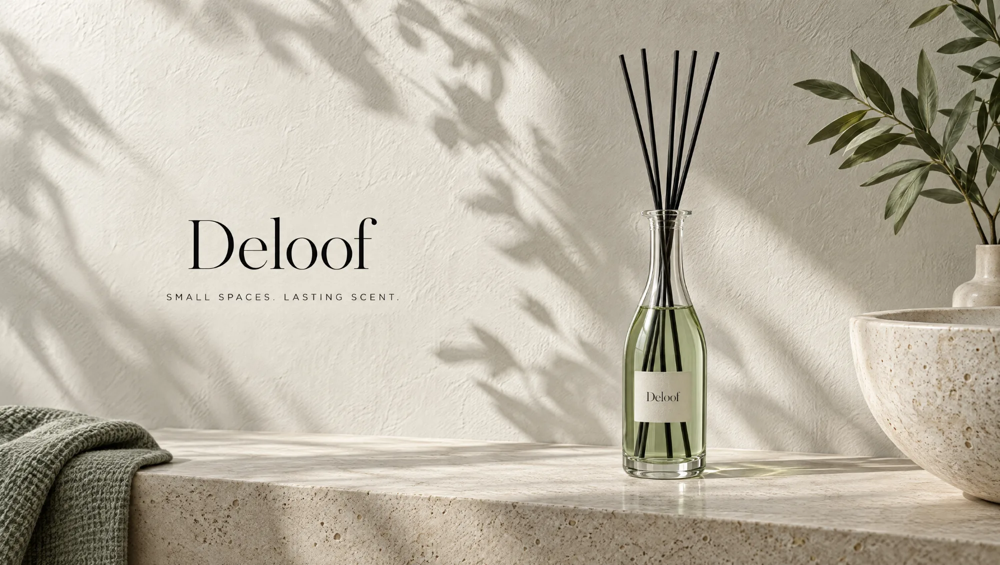 Deloof sage reed diffuser for small spaces